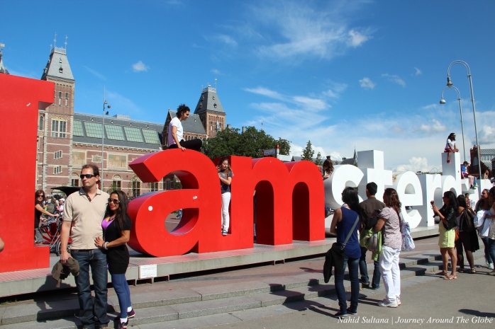 I AMsterdam in The Netherlands