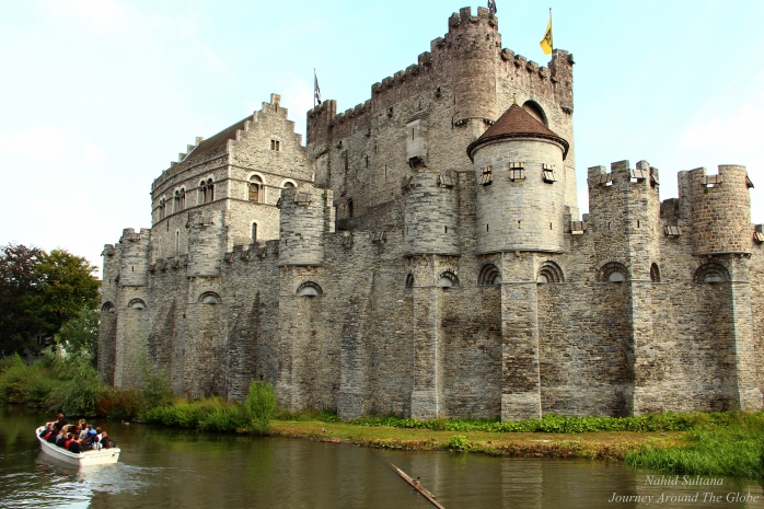 Counts Castle from the 12th century in Gent, Belgium