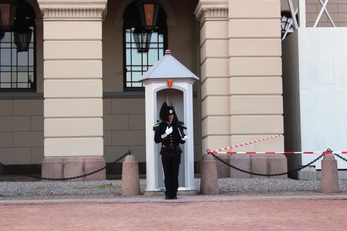 Royal guard in front of the Royal Palace