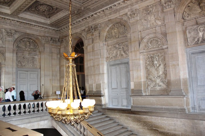 The staircase of Versailles Palace in France