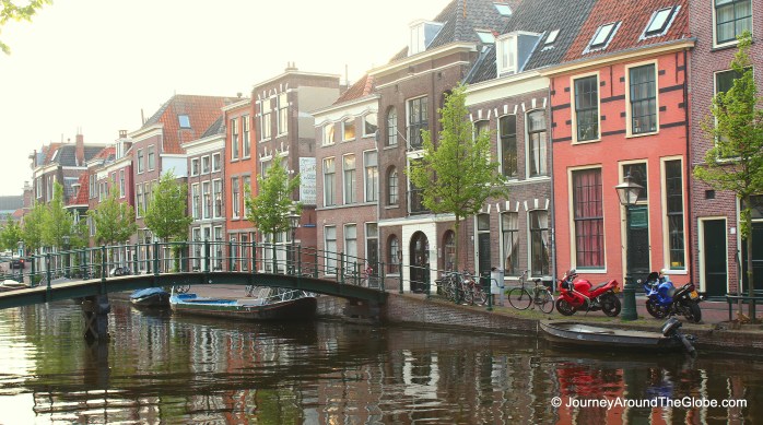 Canal of Leiden, the Netherlands
