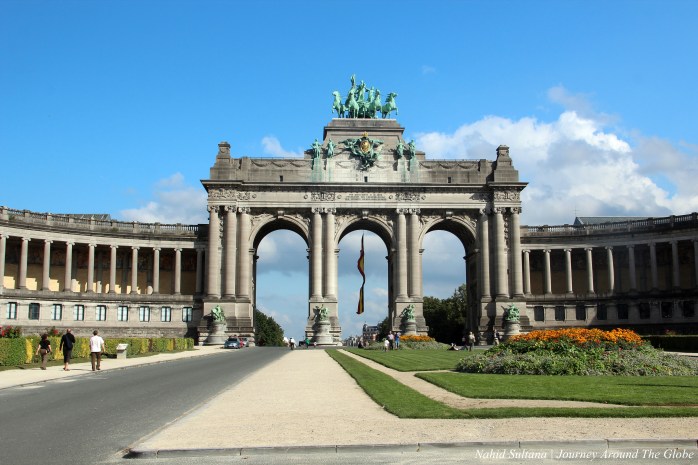 Jubilee Park in the heart of Brussels, Belgium
