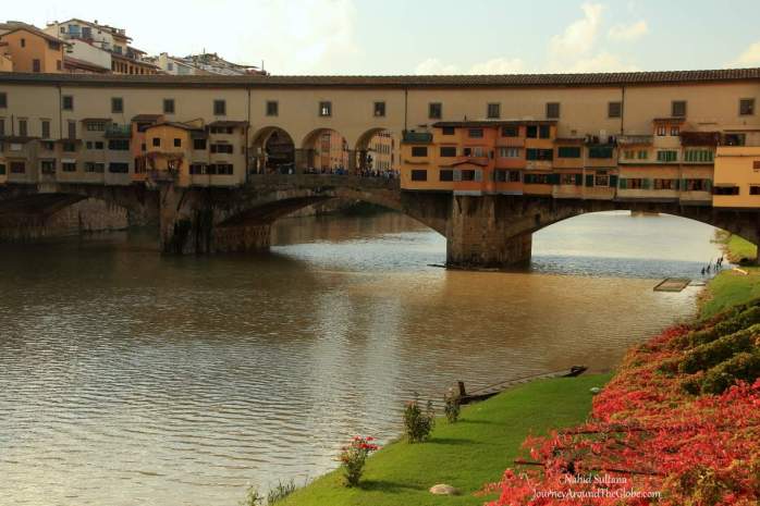Ponte Vecchio over River Arno in Florence, Italy