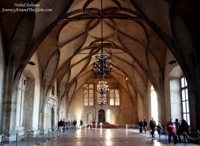 One of the halls of Prague Castle