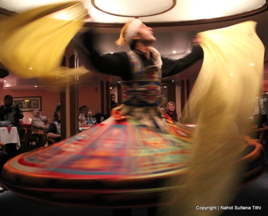 A Dervish performing Sufi dance during our Nile River cruise