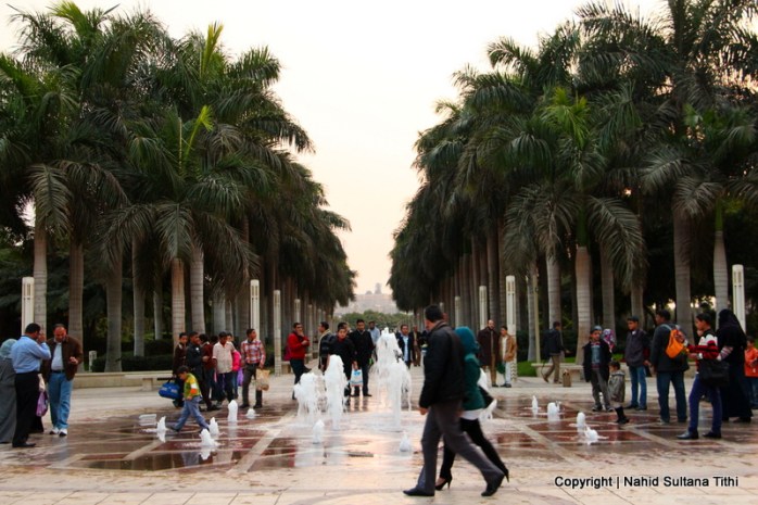 Al-Azhar Park in Cairo, Egypt