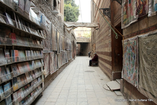 Old and narrow alley of Coptic Cairo, Egypt