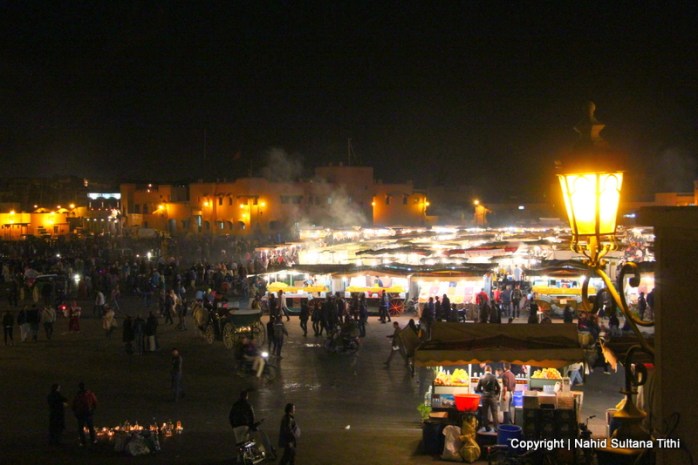 Djemma El-Fna at night, Marrakech
