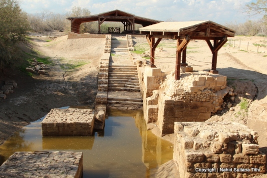 "Bethany Beyond the Jordan" - The holy site where Jesus was Baptized by John the Baptist in Bethany, Jordan