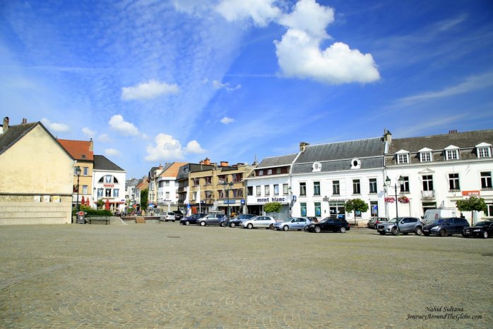 City center of Tervuren in Belgium