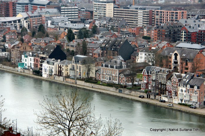 Namur, Belgium - a view from the citadel