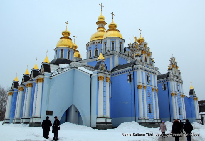 St. Michael's Golden-Dome Cathedral in Kiev, Ukraine
