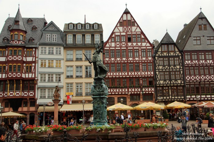 Romerberg, the main square of Frankfurt, Germany