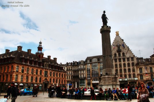 Place du General-de-Gaulle, the main square of Lille, France