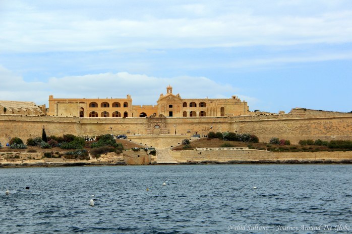 St. Fort Elmo by the Mediterranean Sea in Malta