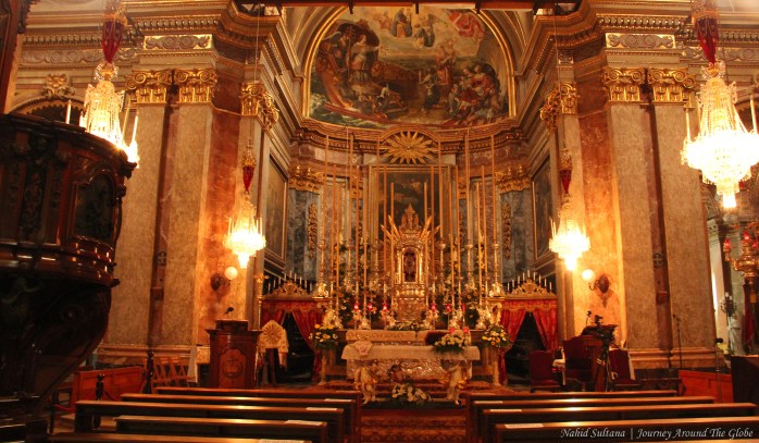 St. Dominic Church in Valletta, Malta
