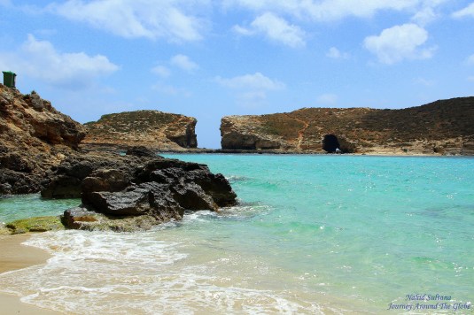 Blue Lagoon of Comino in Malta