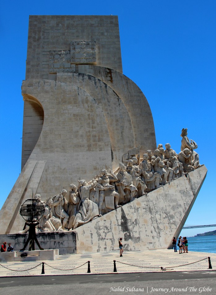 Monument of the Discoveries by River Tagus in Lisbon, Portugal
