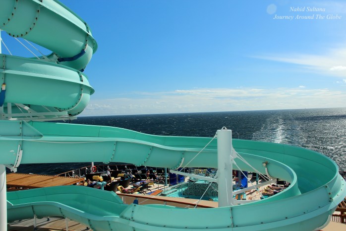 Water slide inside Carnival Legend