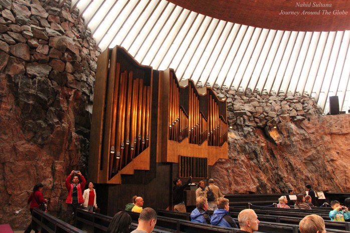 Rock Church, the most visited site in Helsinki
