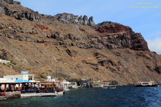 Island of Thirassia in Santorini, Greece