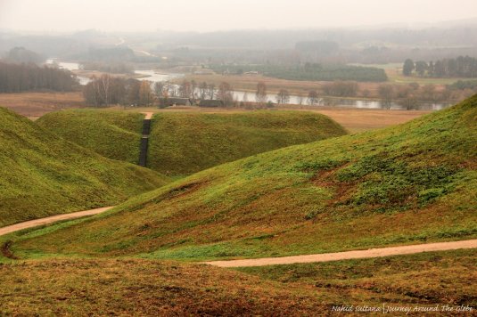 Historic mounds of Karnave in Lithuania