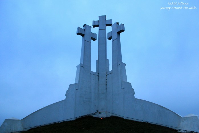 Hill of Three Crosses in Vilnius, Lithuania
