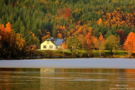 A small house by Loch Ness