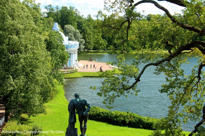 Garden of Tsars' Village in St. Petersburg