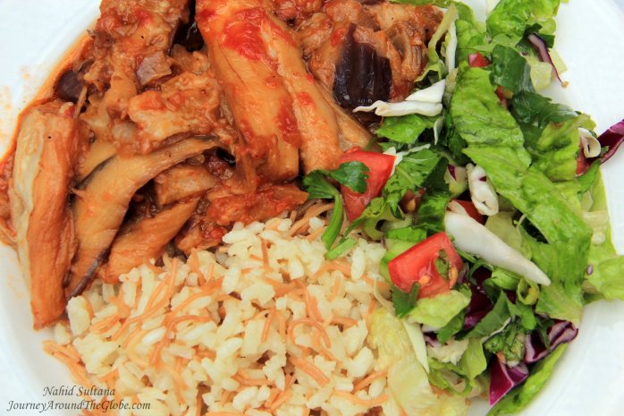 My lunch in Northern Cyprus - moussaka, Turkish style???