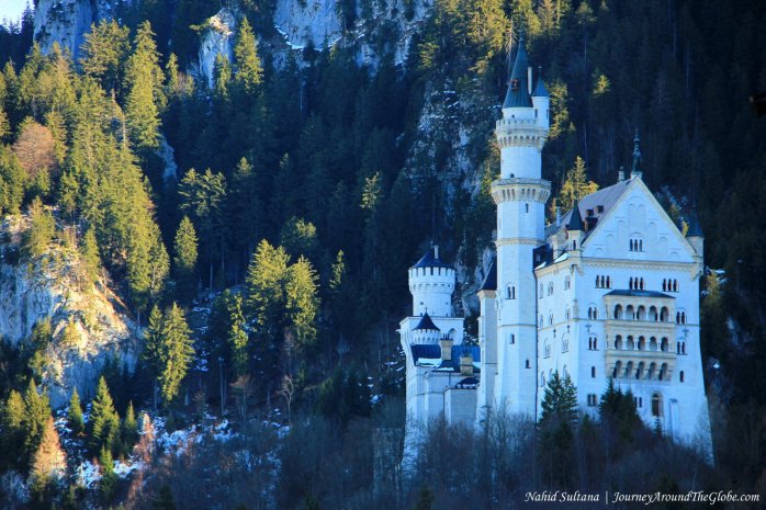Neuschwanstein Castle, as seen from Hohenschwangau Castle