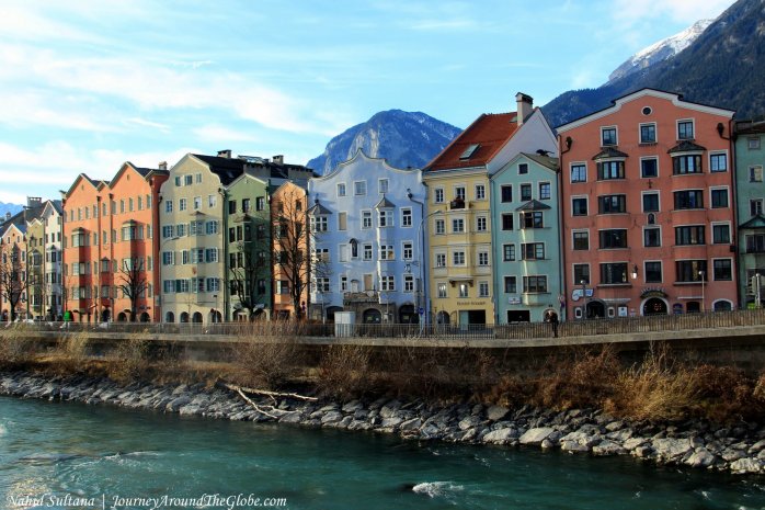Innsbruck - a beautiful city by River Inn