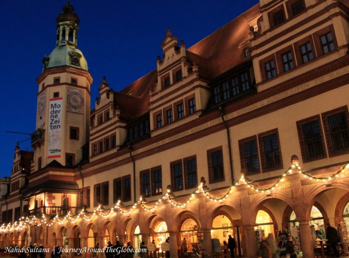Leipzig's old Town Hall in Markt