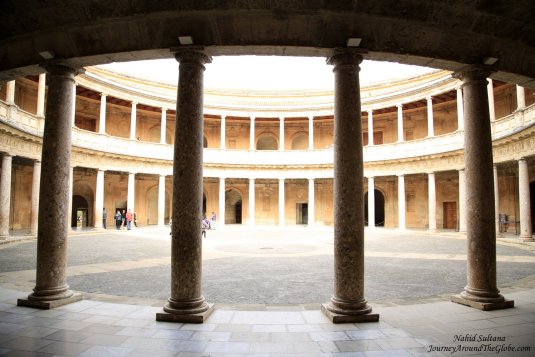 Palace of Charles V in Alhambra, Spain