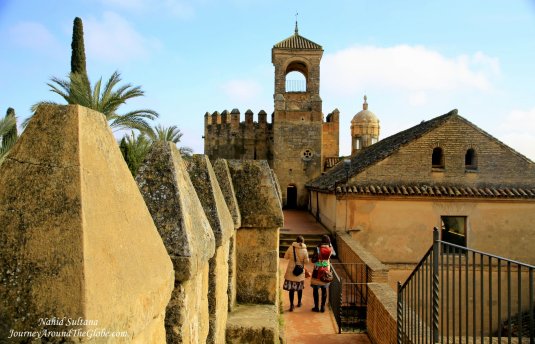 From one of the towers of Alcazar de los Reye Cristianos in Cordoba, Spain