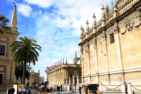 Historic city center of Seville, Spain