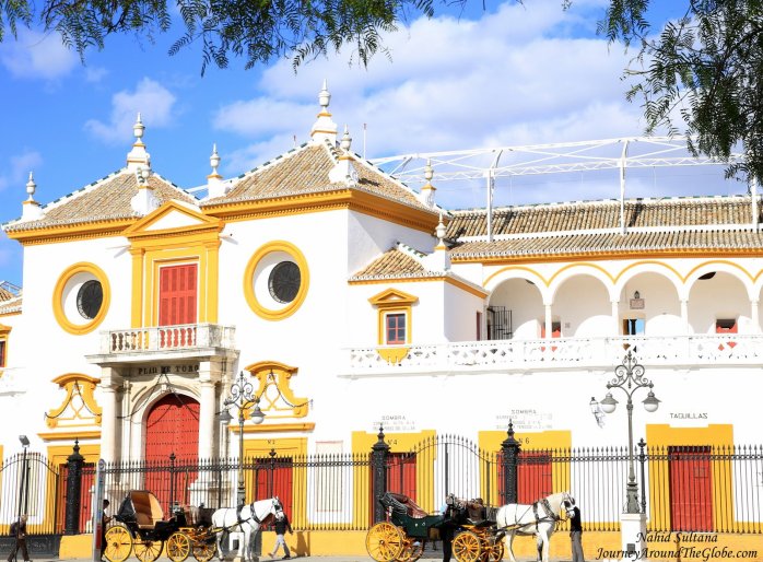 Seville Bullring - one of the famous bullrings of Spain from 1761 AD.