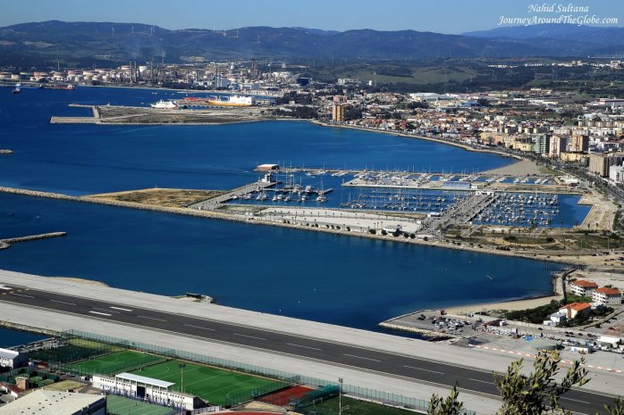 Enjoying the view from Upper Rock of Gibraltar