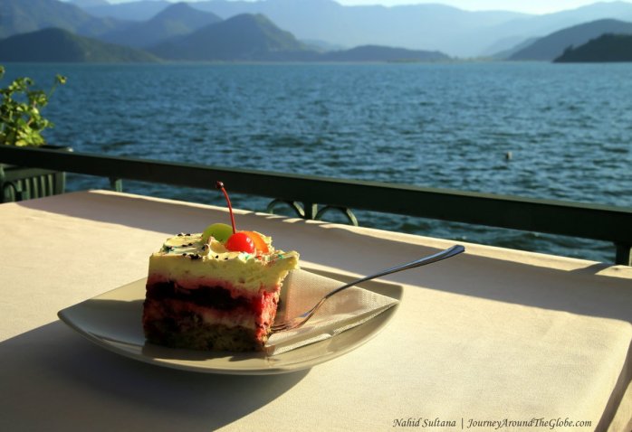 Chilling by Lake Skader near Podgorica, Montenegro