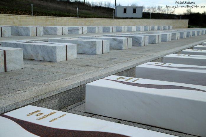 Tombs of Jashari family members who sacrificed their lives in Kosovo war in 1998 