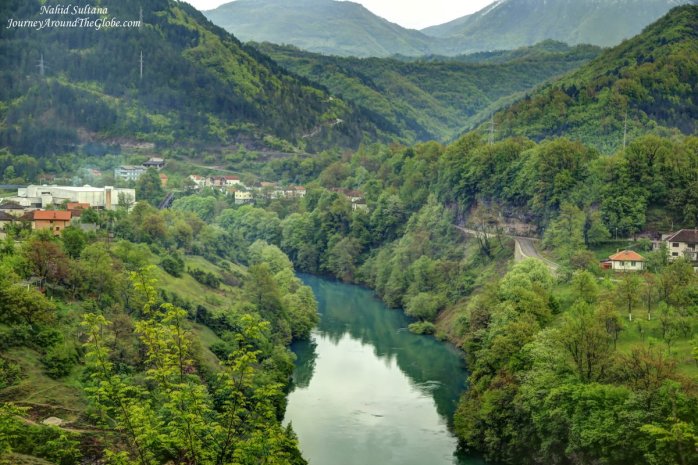 Scenic drive from Sarajevo to Mostar in Bosnia and Herzegovina