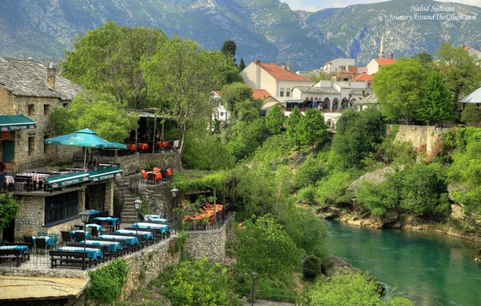 Mostar - a picturesque small town in Bosnia and Herzegovina