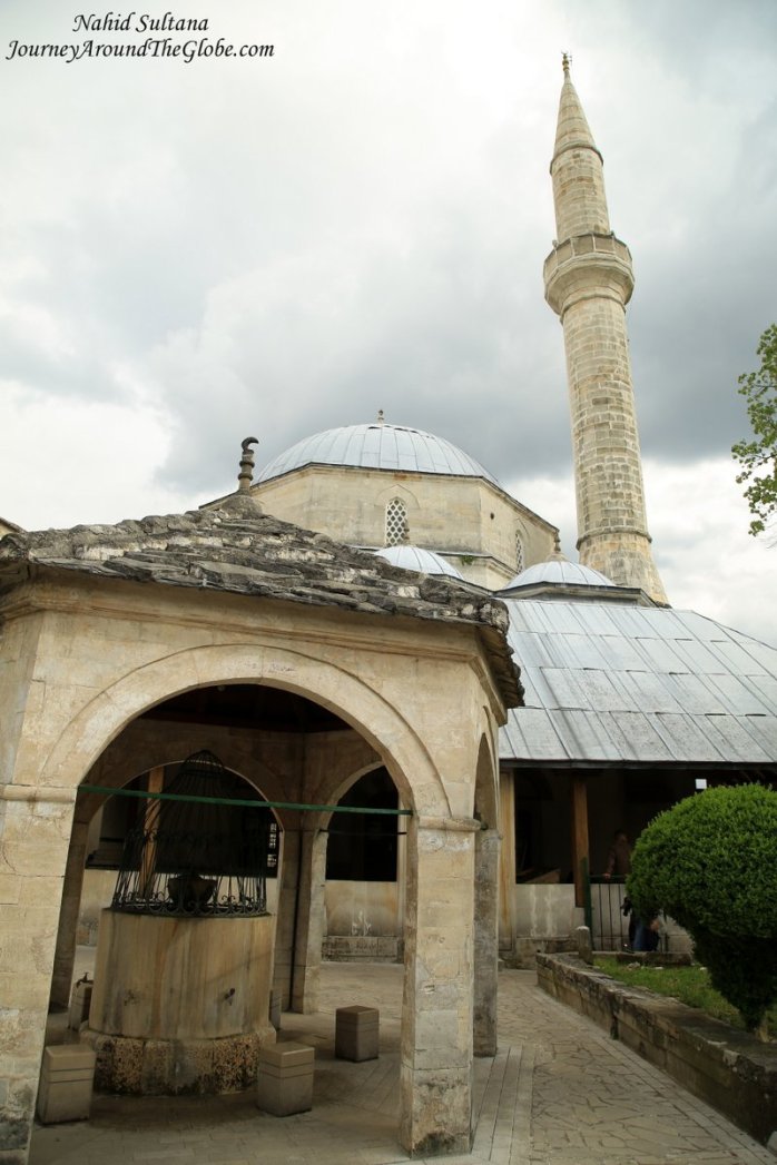 Koski Mehmet Pasha Mosque - an Ottoman style mosque in Mostar, Bosnia and Herzegovina