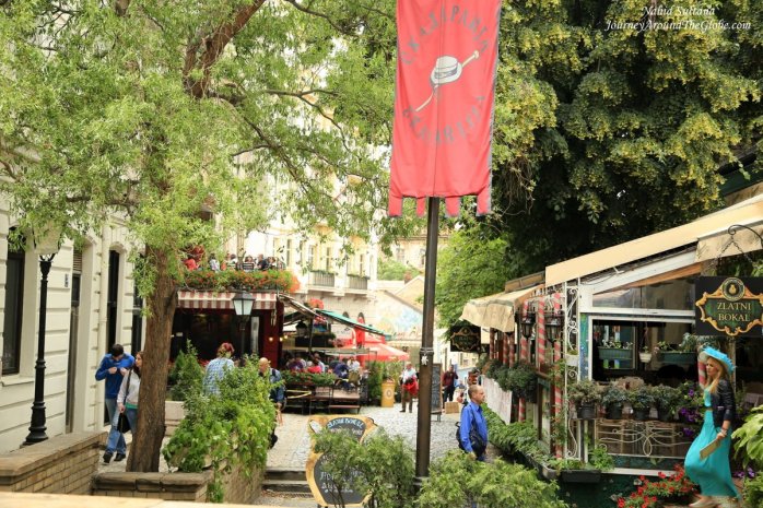 Skadarlija - an old part of Belgrade, Serbia