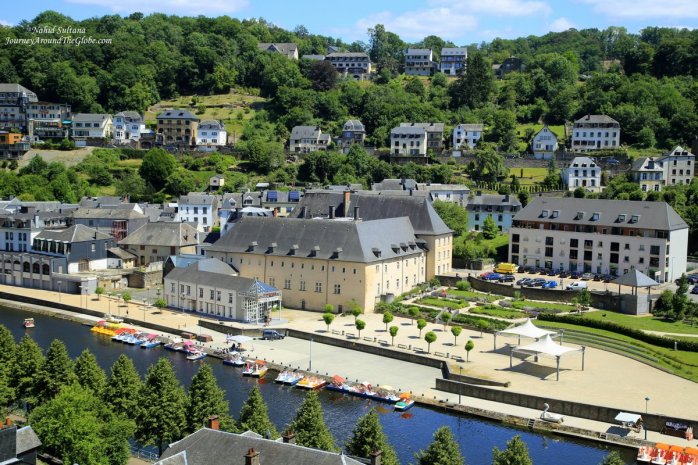 A fantastic view from Chateau de Godfrey de Bouillon in Belgium