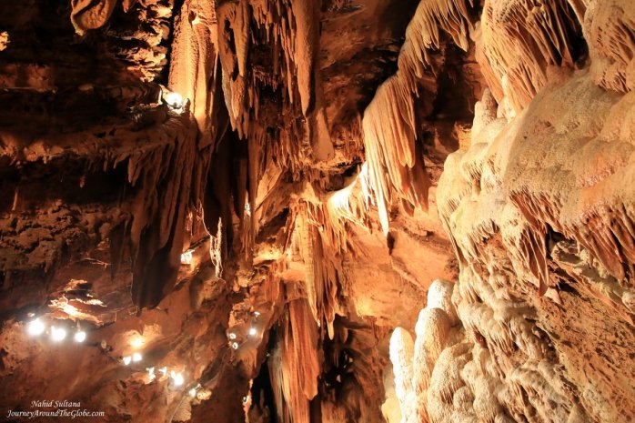 The gorgeous interior of Shenandoah Caver in Virginia