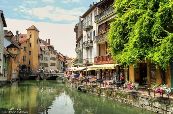 Old Town of Annecy in France 