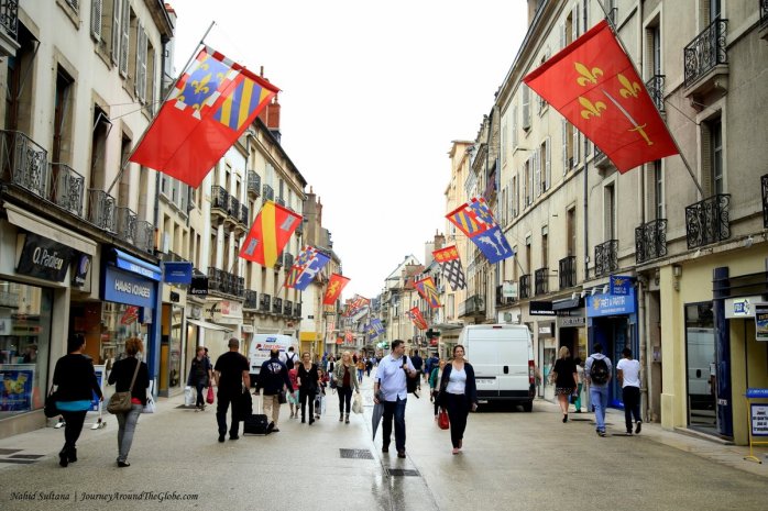 Old town of Dijon, France