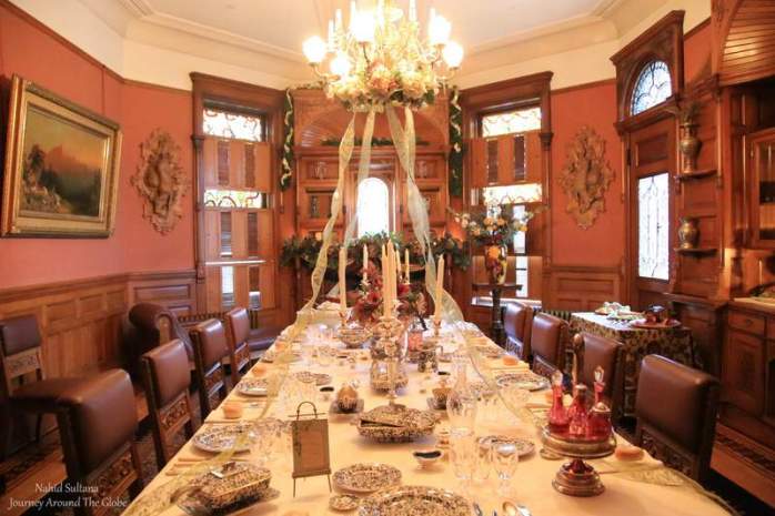 One of the rooms of Craigdarroch Castle in Victoria, Canada