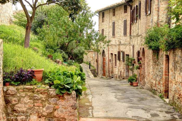 A beautiful Tuscan village in Italy - San Gimignano